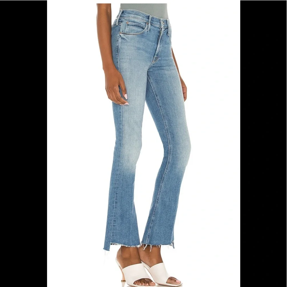 NWT MOTHER The Runaway Step Fray Kiss and Make Up size 34 - Picture 2 of 16